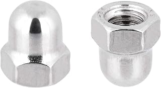 Hutmuttern Sechskant M14 hohe Form DIN 1587 Edelstahlmuttern A2 Kappenmuttern Sechskantmuttern cap nuts M14 25 Stück