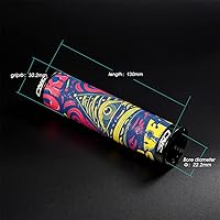 Vista 2 de Chooee - Puños de bicicleta de silicona, puños de manillar de gel de sílice con bloqueo para bicicleta de montaña MTB