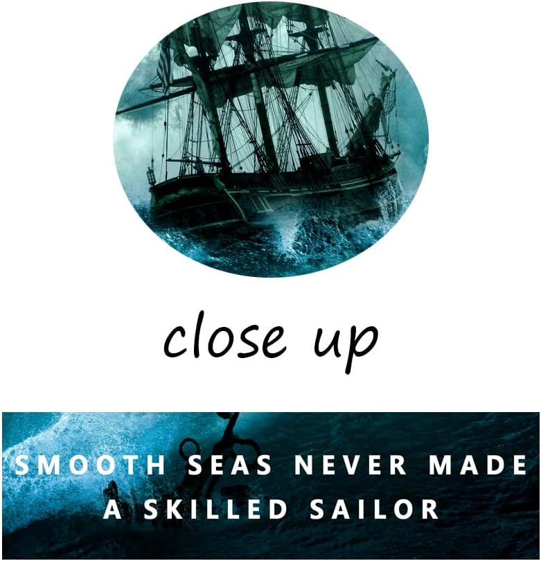 Motivational Canvas Wall Art for Office Smooth Sea Never Made A Skilled Inspirational Quotes Entrepreneur Wall Decor Poster Print Framed Artwork for Home Living Room Gym Decor [24''W X 36''H]