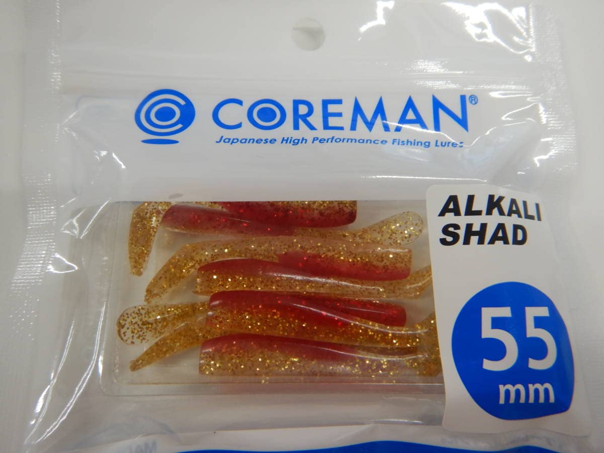 Amazon.co.jp: コアマン アルカリシャッド 55mm アカキン COREMAN vj