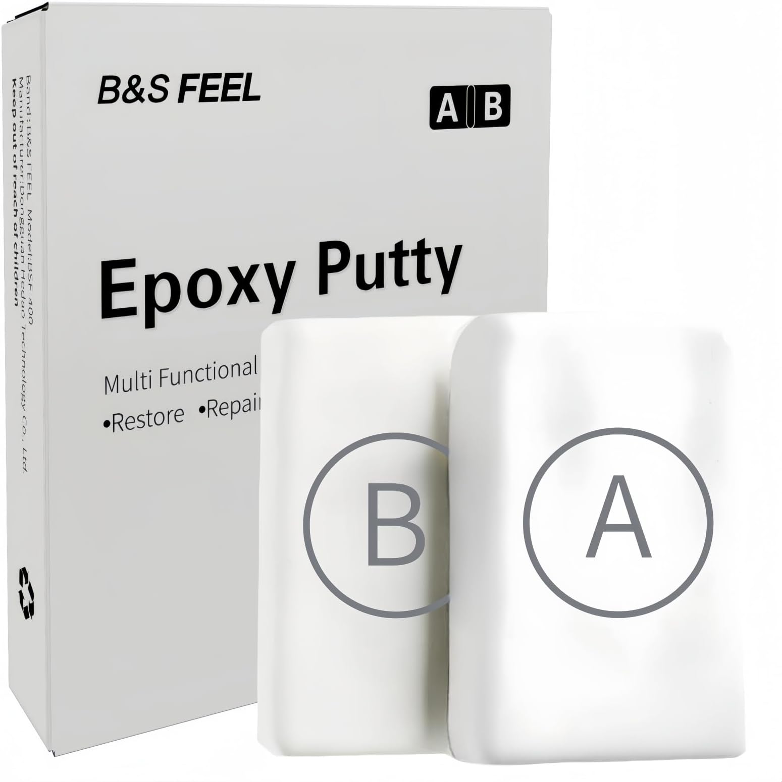 Epoxy Sculpt Clay, Epoxy Putty 2 Part A & B Modeling Compound for Leaks Repair, Sculpting and Filling, Durable Bond on Metal, Wood, Tile, Ceramics