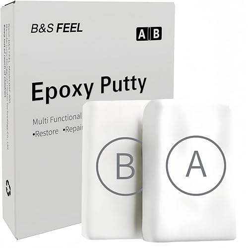 Arcilla epoxi esculpida, masilla epoxi 2 partes A y B compuesto de modelado para reparación de fugas, escultura y relleno, enlace duradero en metal,
