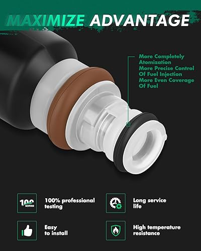 Miniatura 268 de Inyectores de combustible SCITOO de 4 agujeros aptos para 2006-2009 para Volvo para C70 2.5L, 2001-2003 2005-2009 para Volvo para S60 2.4L