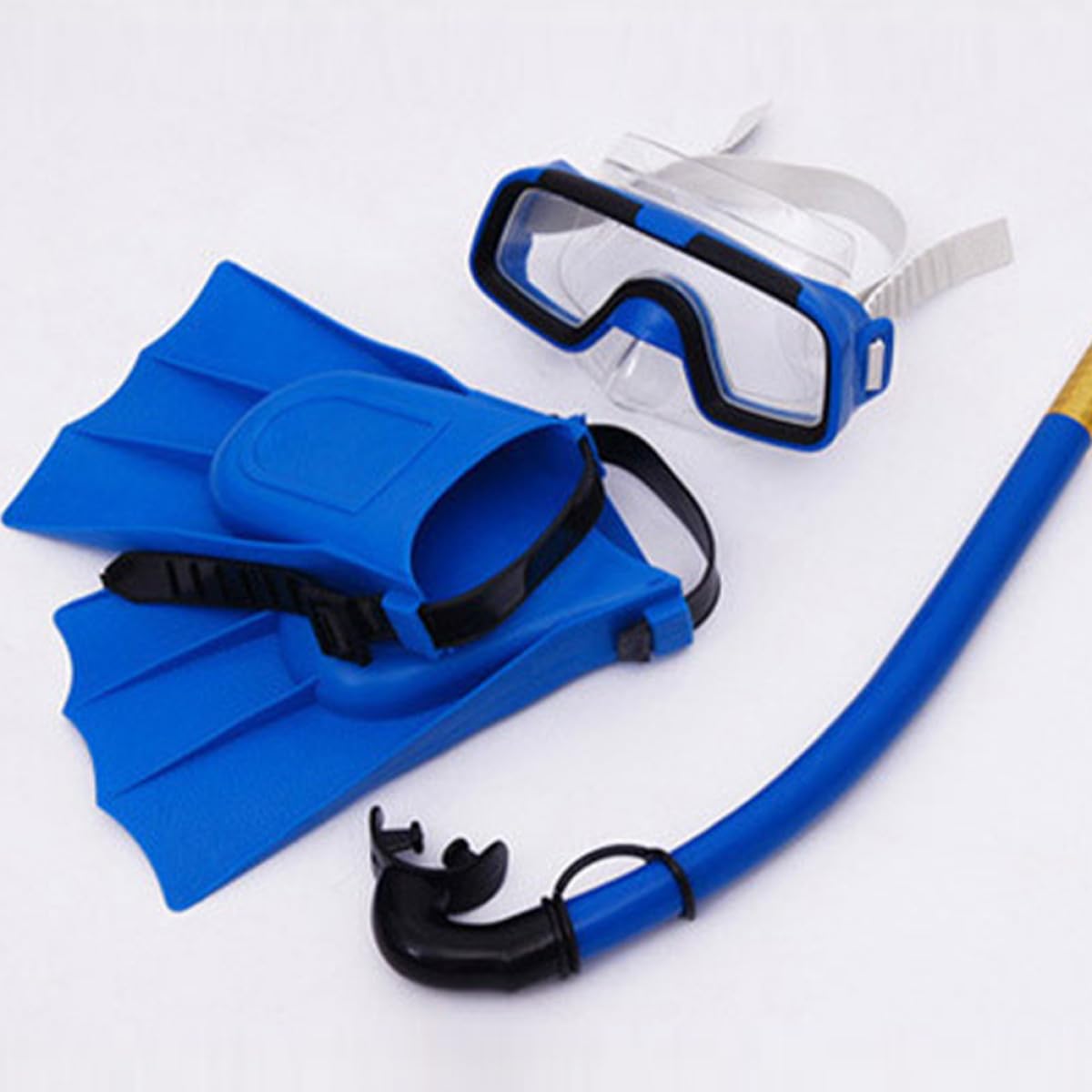Toyvian Equipo de Snorkel Gafas de Buceo Semisecas y Aletas de Silicona Cómodas, Diseño Ergonómico para Snorkeling y Buceo Libre