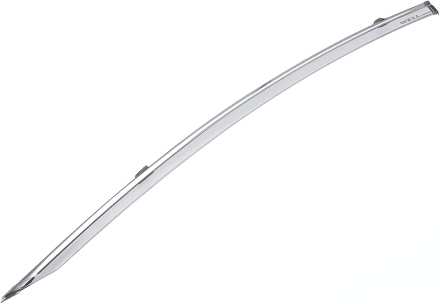 WellVisors Window Visors Wind Deflectors Compatible with Mazda 3 Sedan 2019-2026 with Chrome Trim Rain Guards 3-847MZ019