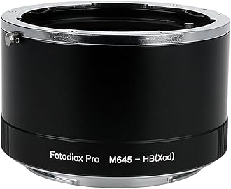 Pro Lens Mount Adapter, Mamiya 645 (M645) Mount Lens to Hasselblad XCD Mount Mirrorless Digital Camera Systems (Such as X1D-50c and More)