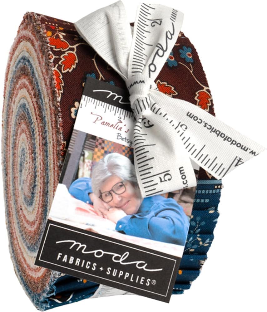 Betsy Chutchian Pamelia's Path Jelly Roll 40 2.5-inch Strips Moda Fabrics 47550JR