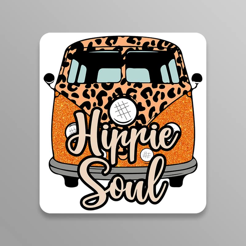 Gran idea de regalo: calcomanías Hippie Soul con estampado de guepardo 5
