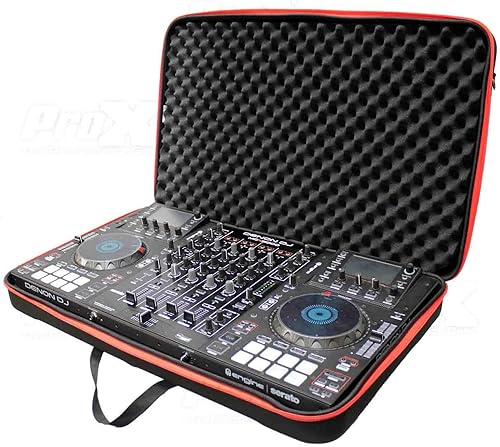 ProX ZeroG Series XB-DJCL DJ Controller EVA Ultra-ligero Moldeado Hard-Shell Case Grande, Negro -, Estuches