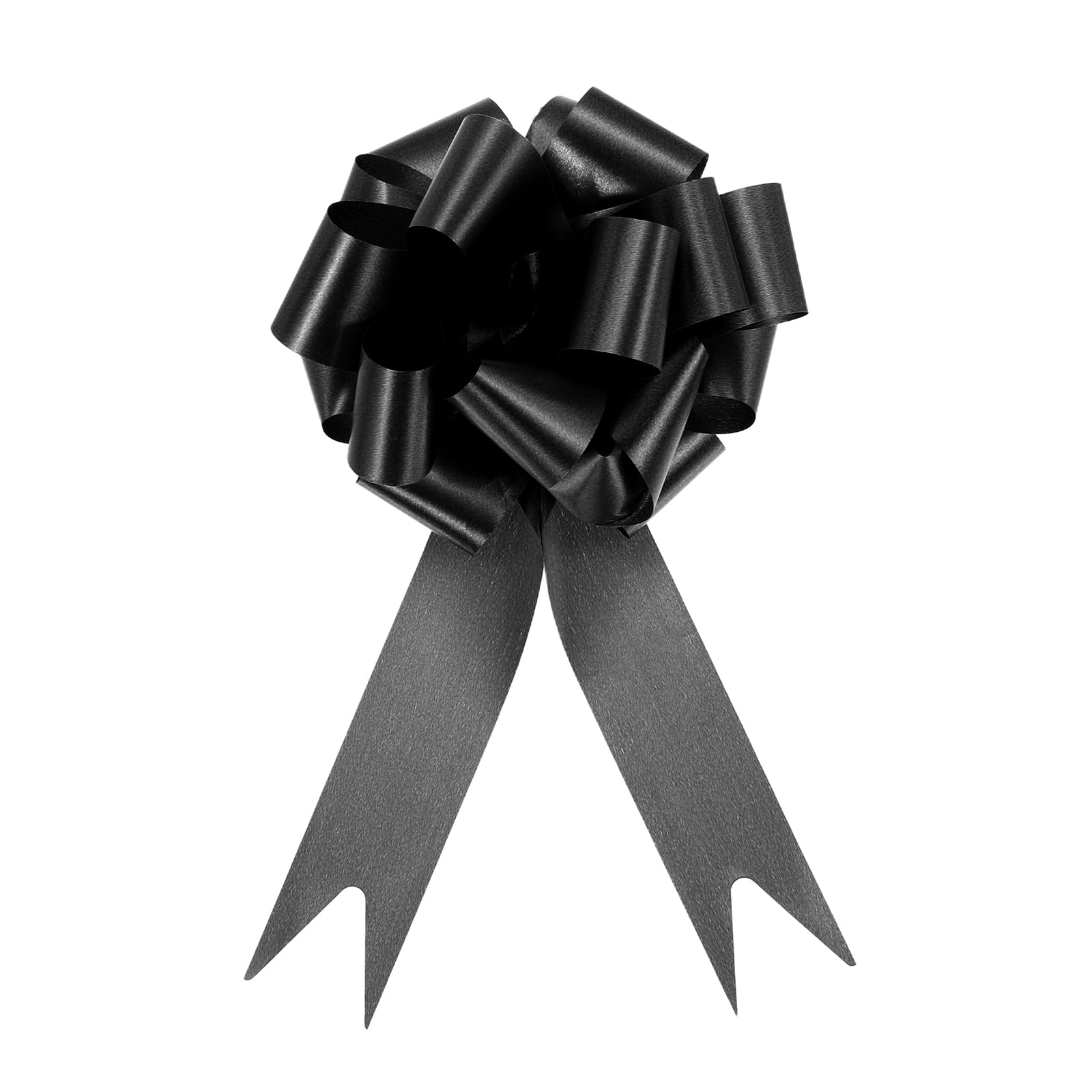 Lazos de tirón grandes negros PATIKIL de 8 x 4.7 pulgadas para decoración de regalos de boda 30 uds