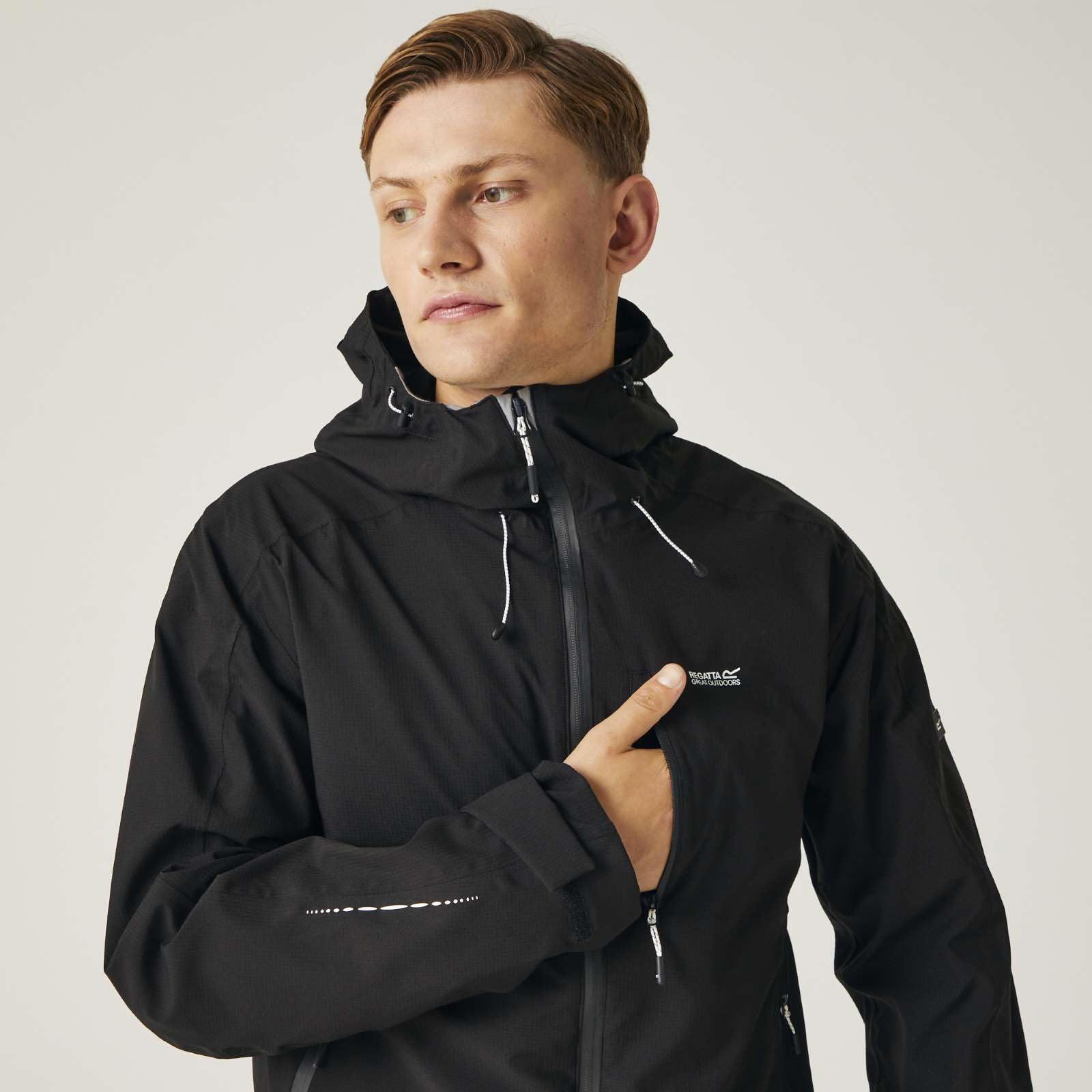 Regatta Men's Okara Waterproof Jacket Veste imperméable et respirante à fermeture éclair complète Okara pour homme de Homme (lot de 1)