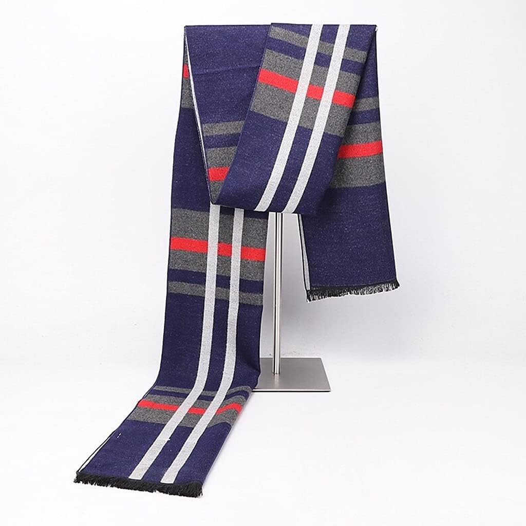 Men's Rectangle Scarf Daily Wear As Per Picture Scarf Lattice, Fashion Formal Soft Scarves for Men(C)