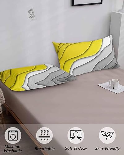 Miniatura 4 de Fundas de almohada geométricas tamaño King, fundas de almohada suaves para cama, fundas de almohada decorativas de lujo, sofá decorativo de lujo,