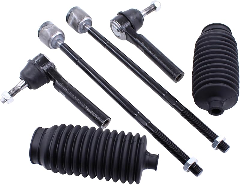 Front Inner and Outer Tie Rod Ends with Boot | for Chrysler Town and Country, Dodge Grand Caravan 2008-2010