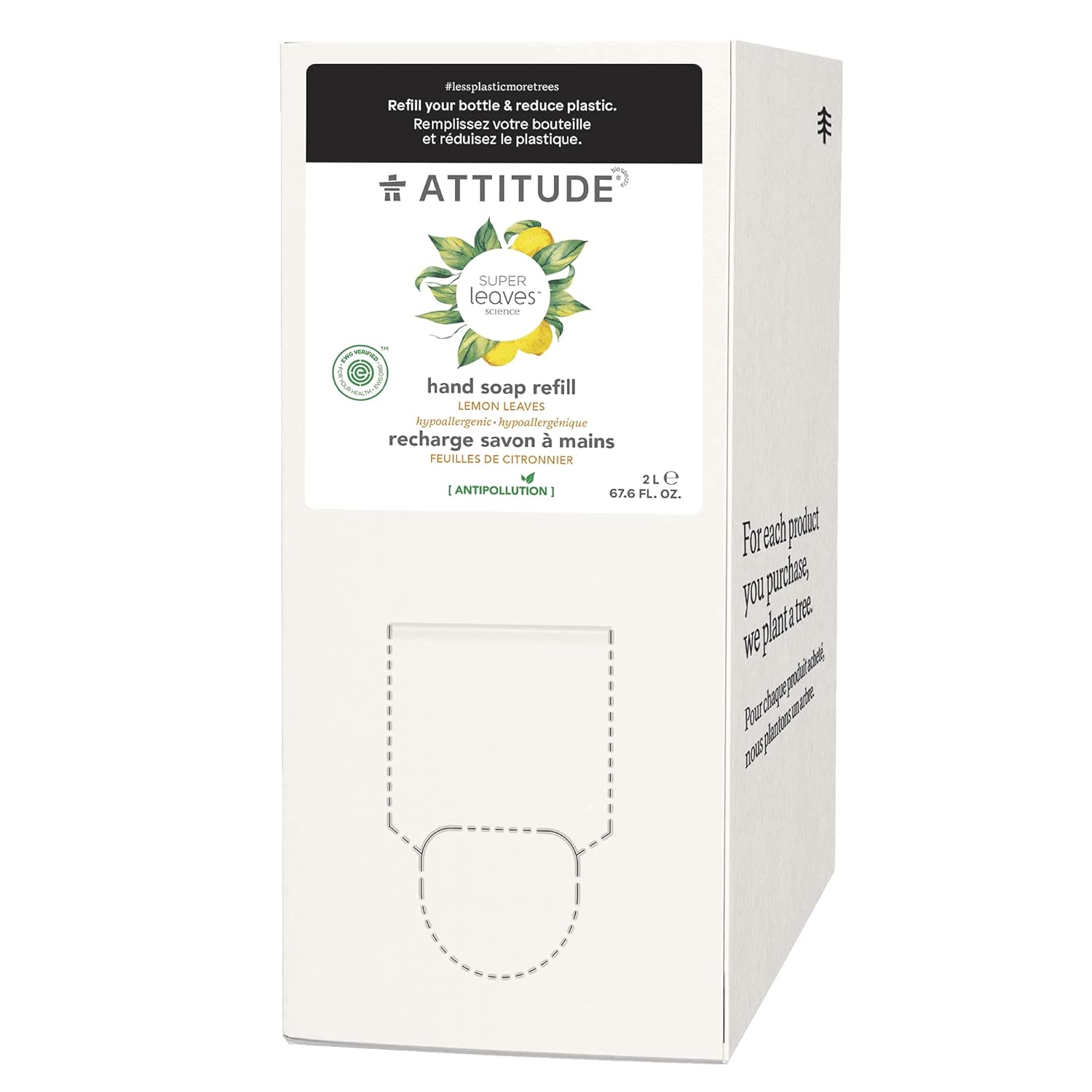 ATTITUDE Hand Soap, EWG Verified, Plant and MineralBased Ingredients, Vegan and