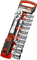 JOGO DE SOQUETES SEXTAVADOS 1/2-12 PE