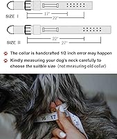 Vista 6 de Collar de perro para perros grandes, collares tácticos de 2 pulgadas de ancho con asa para perros de raza extragrande, camuflaje militar