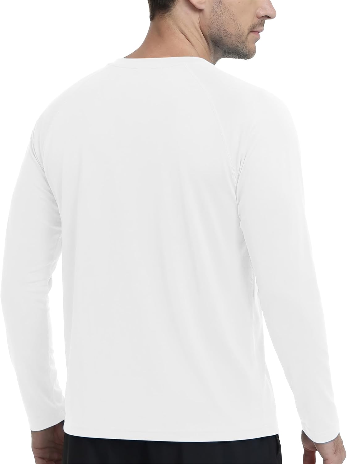 Men's UPF 50+ Long Sleeve Swim Shirts UV Sun Protection Rash Guard image 2