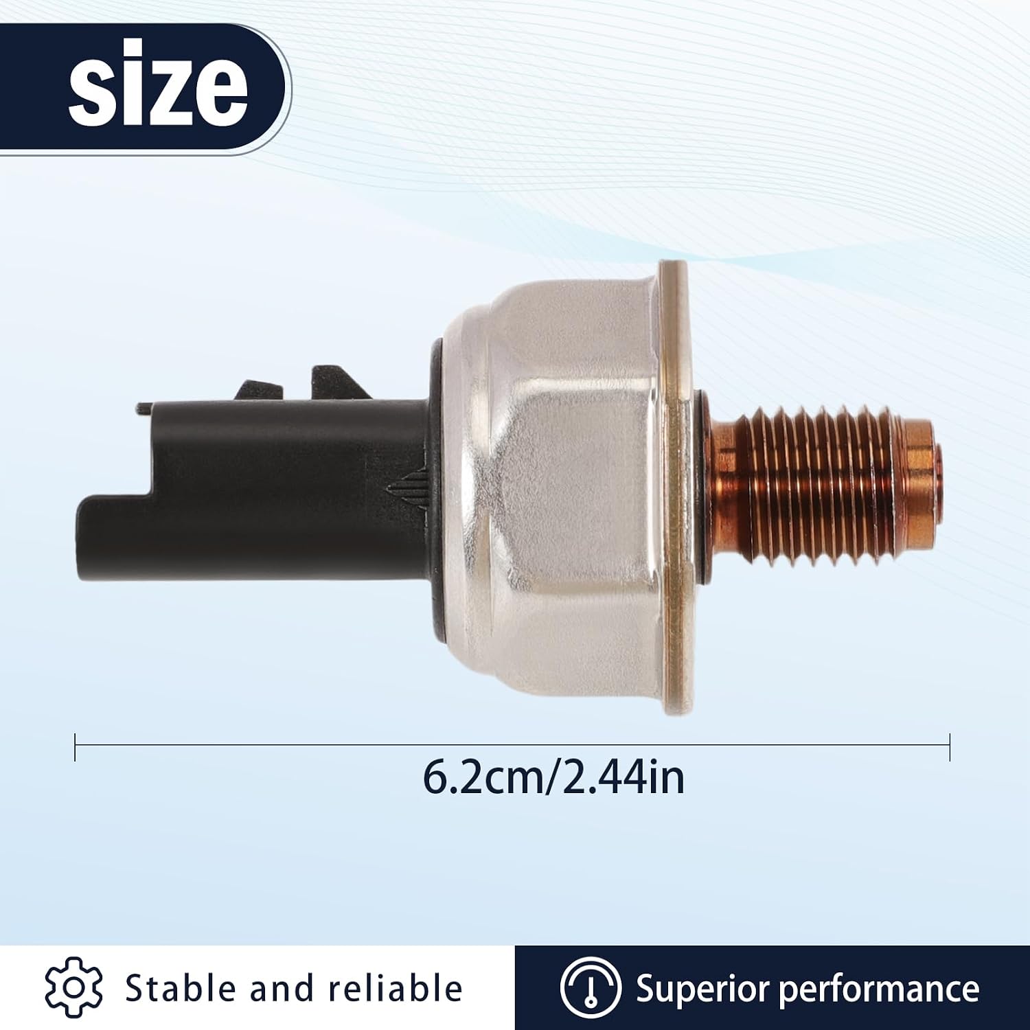 FPS13 Fuel Pressure Sensor for F-250 Super Duty 2008-2010, F-350 Super Duty 2008-2009 (Location: at Fuel Rail), F-350 Super Duty 2010, F-450 Super Duty/F-550 Super Duty 2008-2010, V8 6.4L