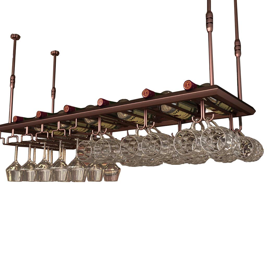 Casier à vin en fer forgé couleur bronze pour une décoration élégante