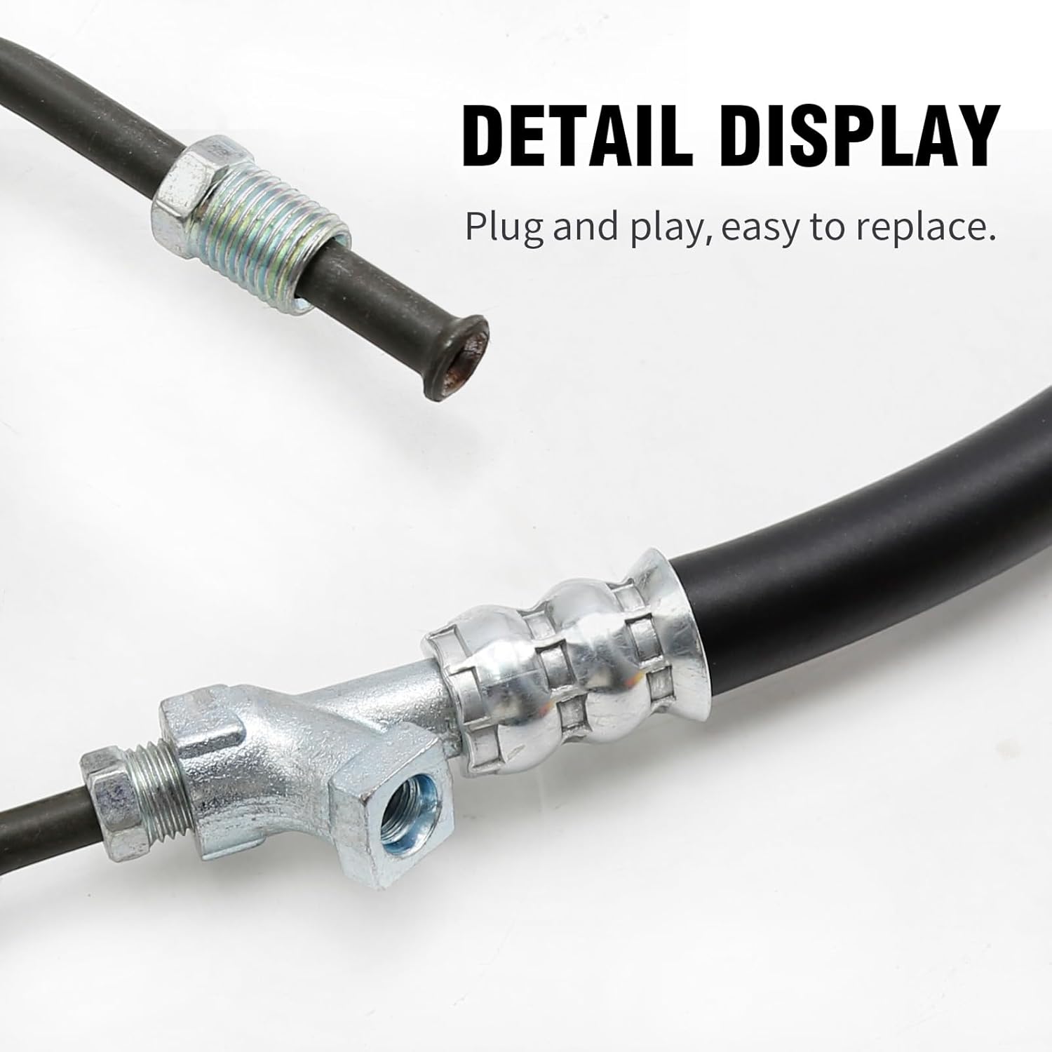 Power Steering Hose 53713-STX-A01, 3401214 Power Steering Pressure Line Hose Tube Assembly, 3401214 Replacement for Acura MDX V6 3.7L 2007 2008 2009