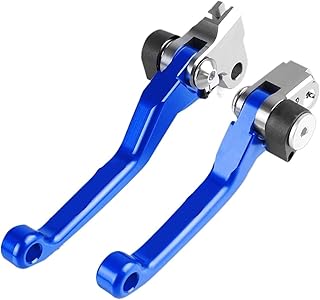 Palancas Freno Palancas De Embrague De Freno para Motocicleta TC85 TC 85 TC-85 2017-2018, Color Azul con Pivote CNC Manetas Moto(4)