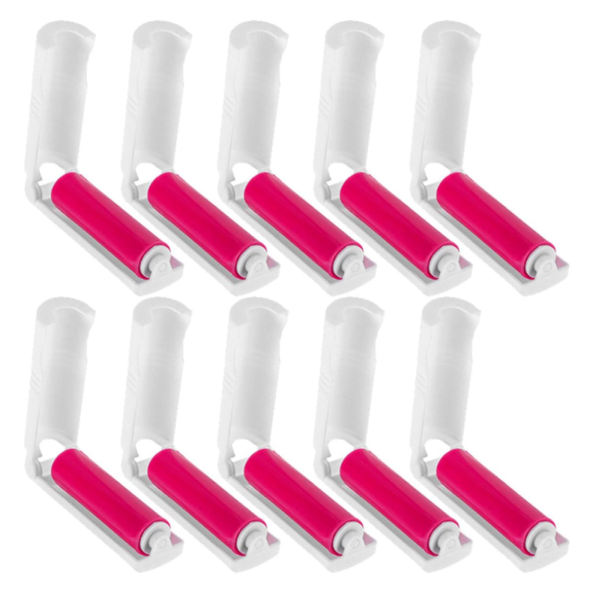 20 Pezzi Mini Rullo Levapelucchi da Viaggio in Plastico, Efficienza Elevata e Lavabile, per Rimuovere Peli di Animali Domestici Durante la Pulizia Quotidiana