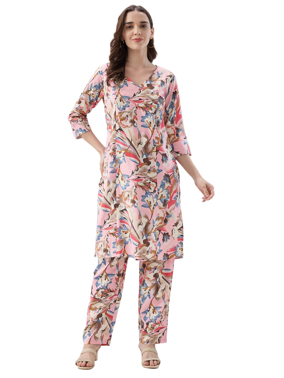av2 Maternity Nursing and Feeding Kurta Set | Nursing Zippers | Pre and Post Pregnancy | Raw Silk | Kurta Pant Set | Coord Set- 4182-picture-30
