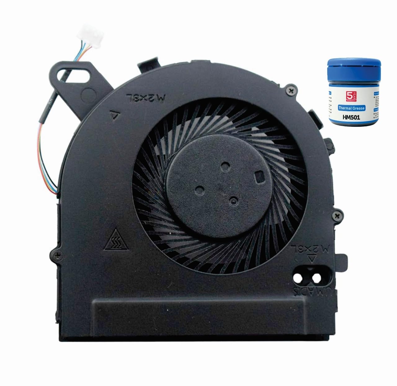 SpareWave Replacement Internal CPU Cooling Fan for Dell Inspiron 15 7560 Vostro 5468 5568 DC028000ICR0 W0J86 0W0J86 CN-0W0J86 Laptop. Comes With MH501 Thermal Greasen (Cooling paste)-picture-10