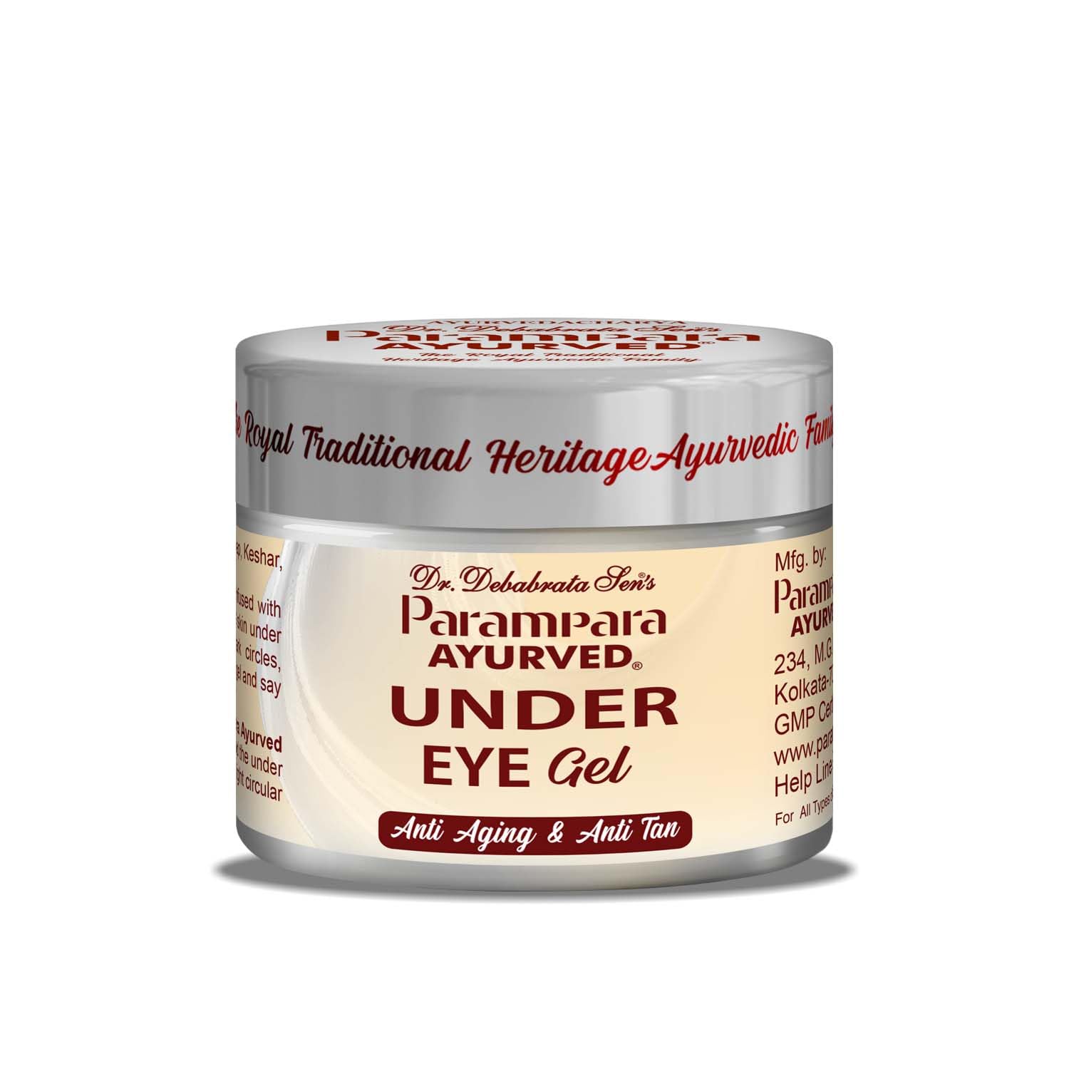 Parampara Ayurved Under Eye Gel | Ayurvedic Formula for Dark Circles, Puffiness & Fine Lines | Anti-Aging & Anti Tan Eye Care | With Cucumber & Herbal Extracts | 30g-picture-36
