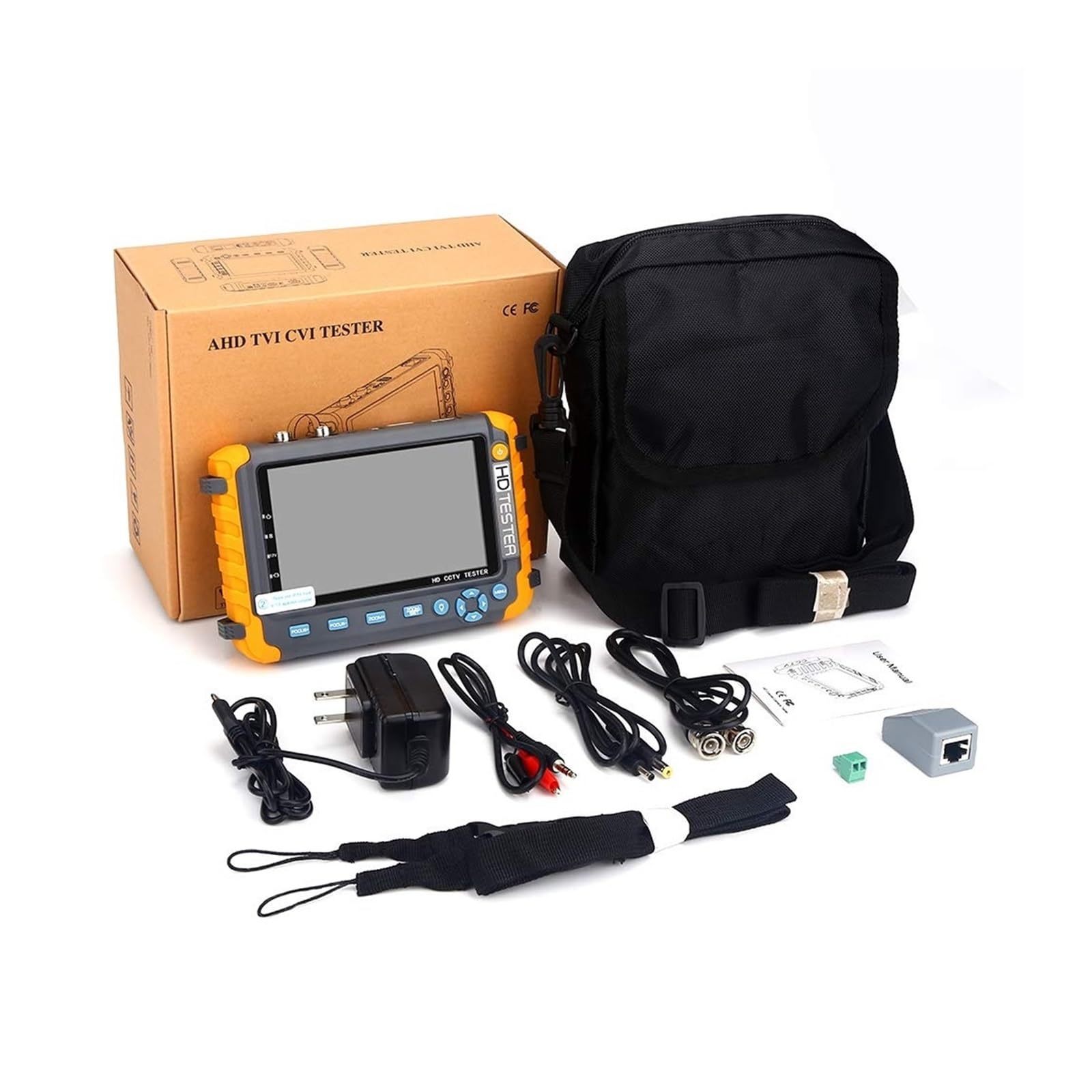 Tester For Telecamere CCTV Da 8MP Monitor ADH CVI TVI CVBS 4 In1 Telecamere Di Sicurezza Tester Coassiale HD Ingresso VGA Tester CCTV Mini Monitor