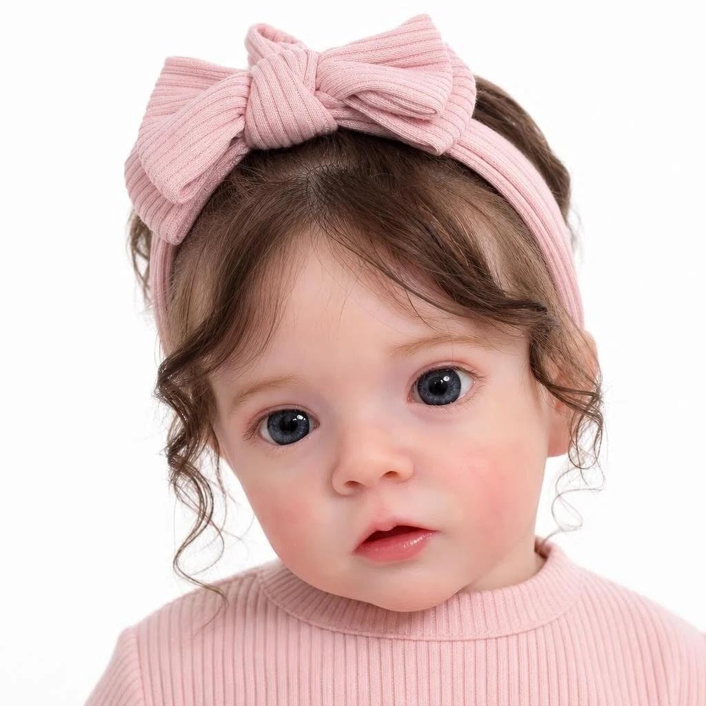 cosheng 24 Inch Lifelike Reborn Baby Dolls Girl Christmas Doll Missy Newborn Toddler Soft Vinyl Silicone Reborn Doll Real Life Baby Dolls Bebe Girl Xmas Gift