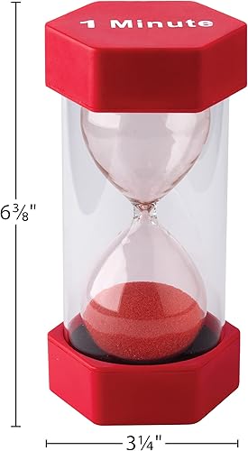 Miniatura 10 de Teacher Created Resources Temporizador de arena de 2 minutos, grande (20658), multicolor