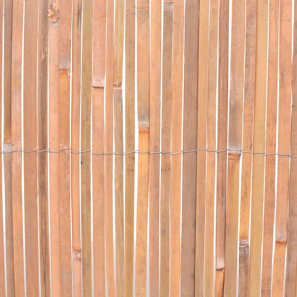 Recinzione in bambù, 100 x 400 cm, naturale, frangivista per giardino, terrazza, balcone, recinzione decorativa in bambù, versatile