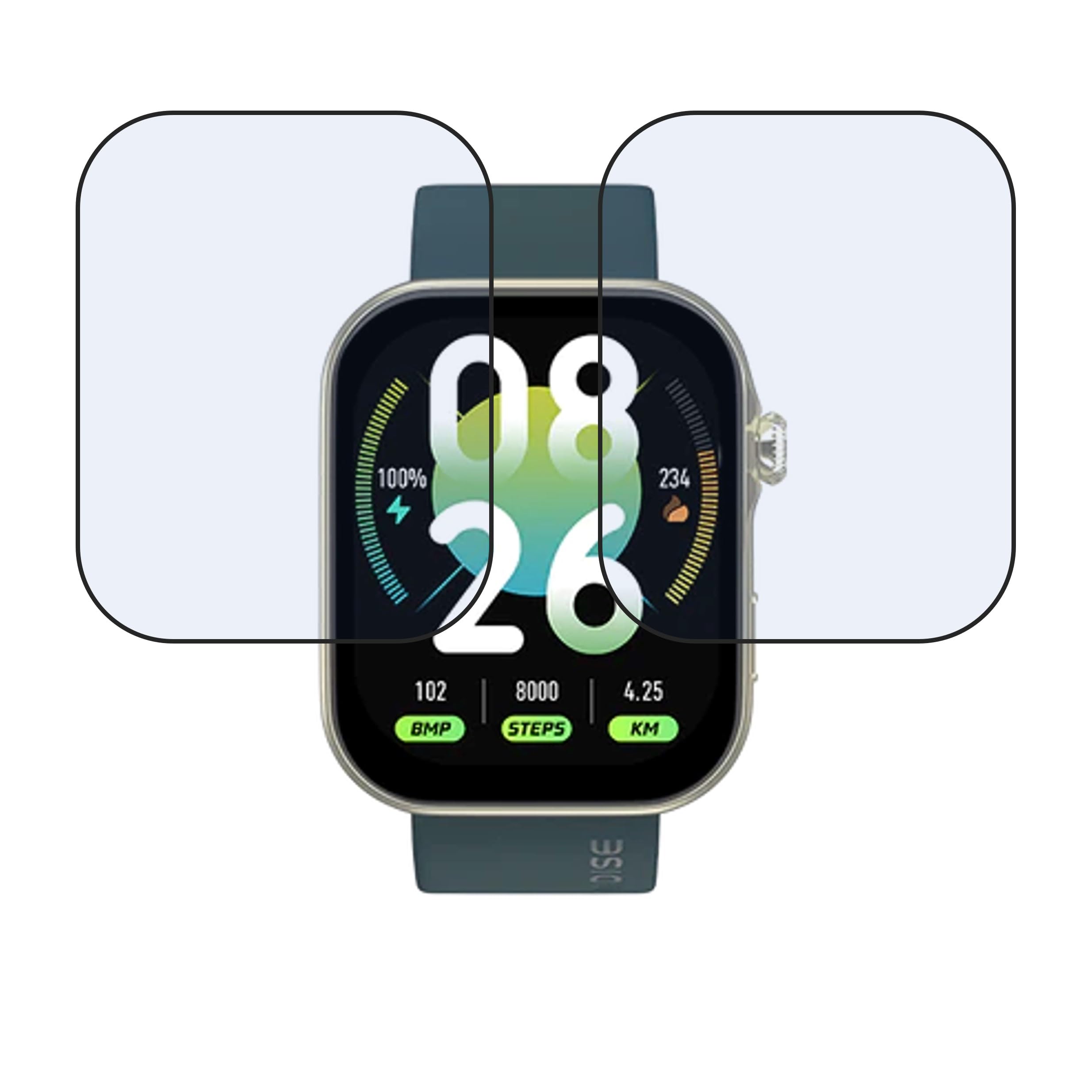 DVTECH® (Pack of 02 Flexible Clear Smartwatch Screen protector for Noise ColorFit Vision 3 AMOLED (Not a Tempered glass) (B0CBQ812SY) Amazon Price History, Amazon Price Tracker