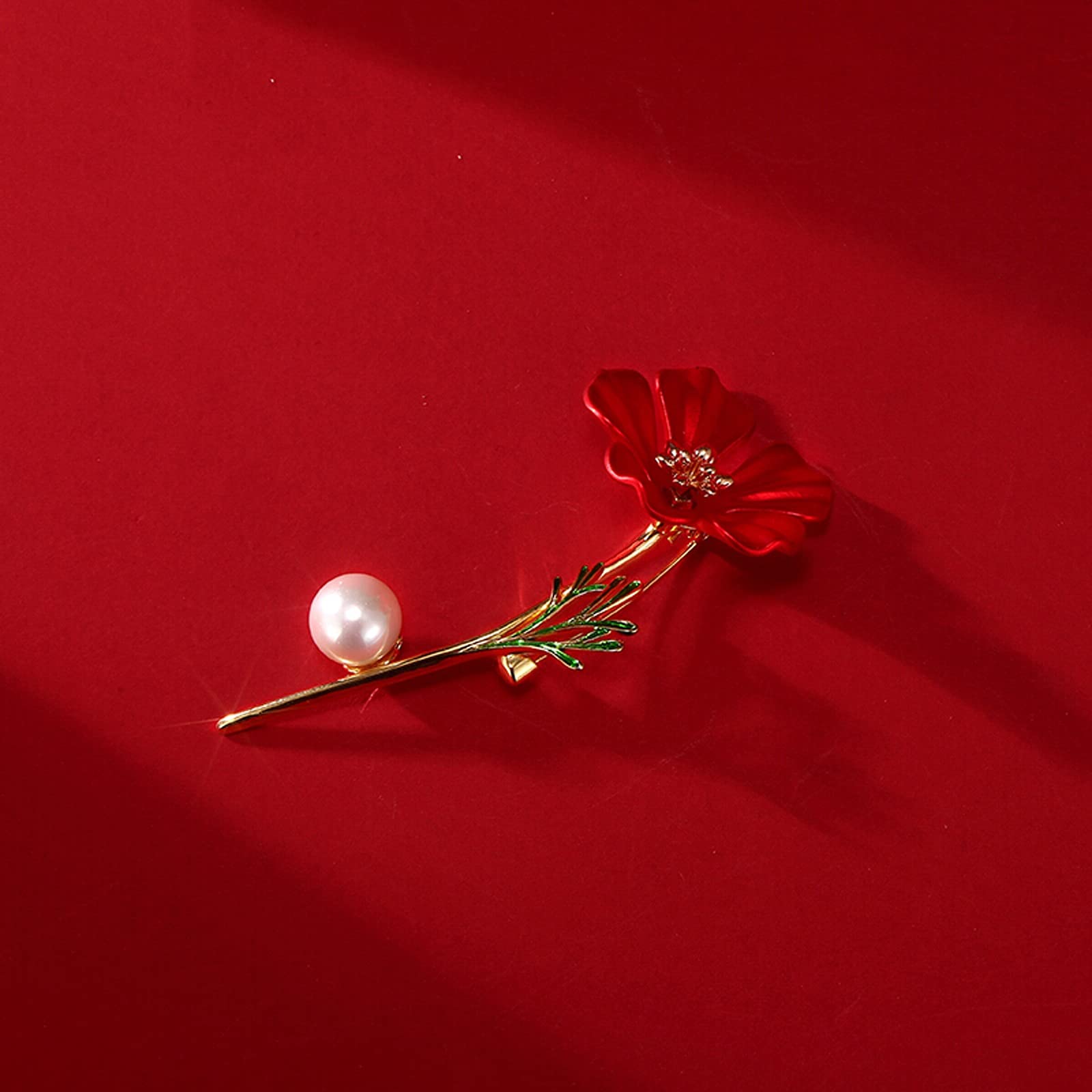 Broszka Pin dla Kobiet Mężczyzn 1 szt. Damska elegancka broszka z kwiatem Pin na klapę płaszcza, szalik, szal Pin odznaki Pamiątka Modne dla rodziny lub przyjaciół Akcesoria na wes