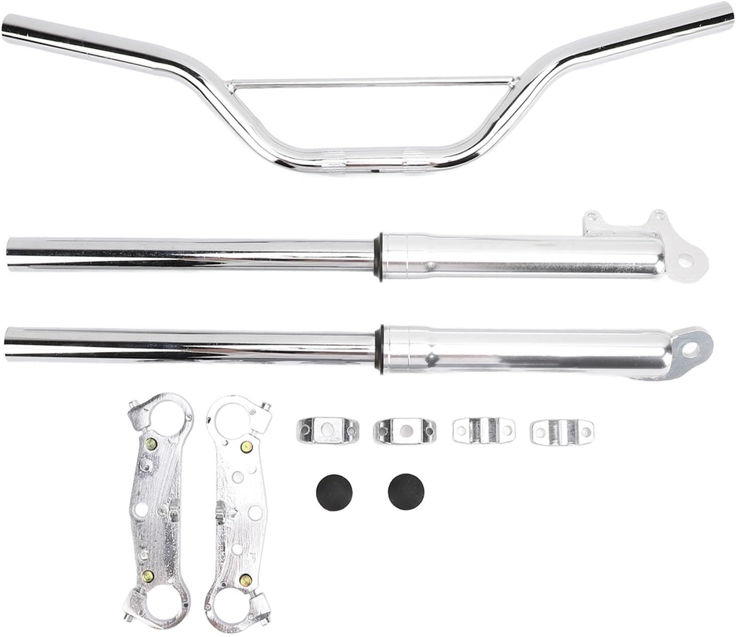 22mm Motorcycle Handlebar Front Fork Shock Absorber Set Metal Alloy Replacement Apollo Motocross Mini Dirt Pit Bike Small 47 49 50 ATV Scooter