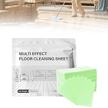 RAINPOT 100PCS Multiple Effect Floor Cleaning Tablets Multi-Surface Dissolvable Floor Cleaning Tablets for Mopping No Sticky Residue Green Gardenia