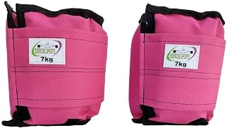 Tornozeleira/Caneleira Peso 7 Kg - Academia - Rosa.