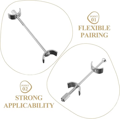 Miniatura 7 de SOLUSTRE Conector de encimera 10 unids Conector de bloque de carnicero de cocina Conector de taller Conector de encimera Carnicero Conector de acero