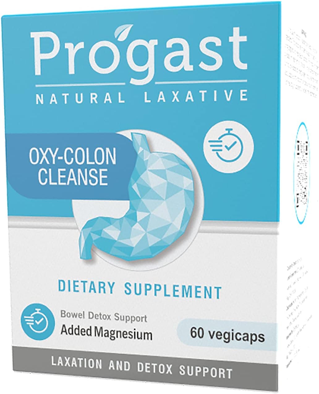 Progast - Oxy-Colon Cleanse Supplement | Relieves Chronic Constipation | 6 Week Supply | Reduces Pain, Cramps & Bloating | Natural Laxative