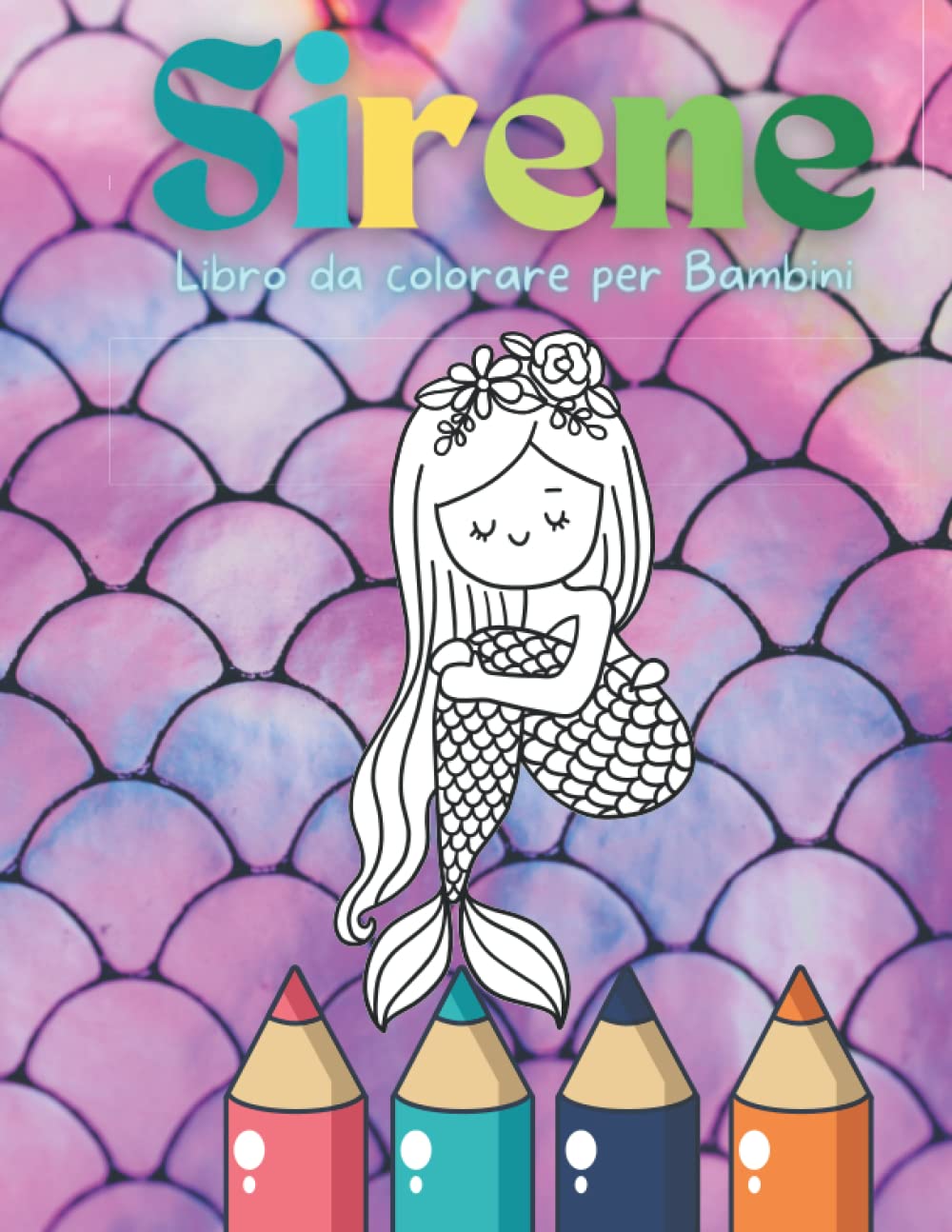 Buy Sirene Felici Libro da Colorare per Bambini dai 48 Anni Sirene