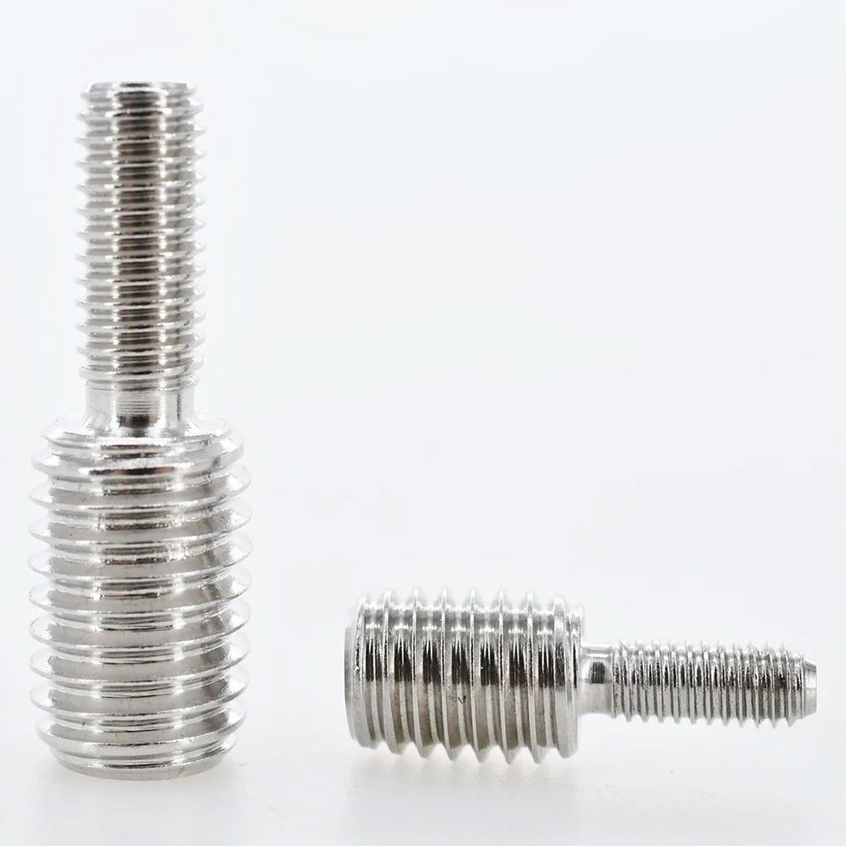 M4 M5 M6 M8 M10 M12 M16 M20 Tornillo de conversión de Rosca métrica de Acero Inoxidable Reducción de convertidor de Doble Extremo para Adaptador de cámara-M4X15-M6X15-10Pcs
