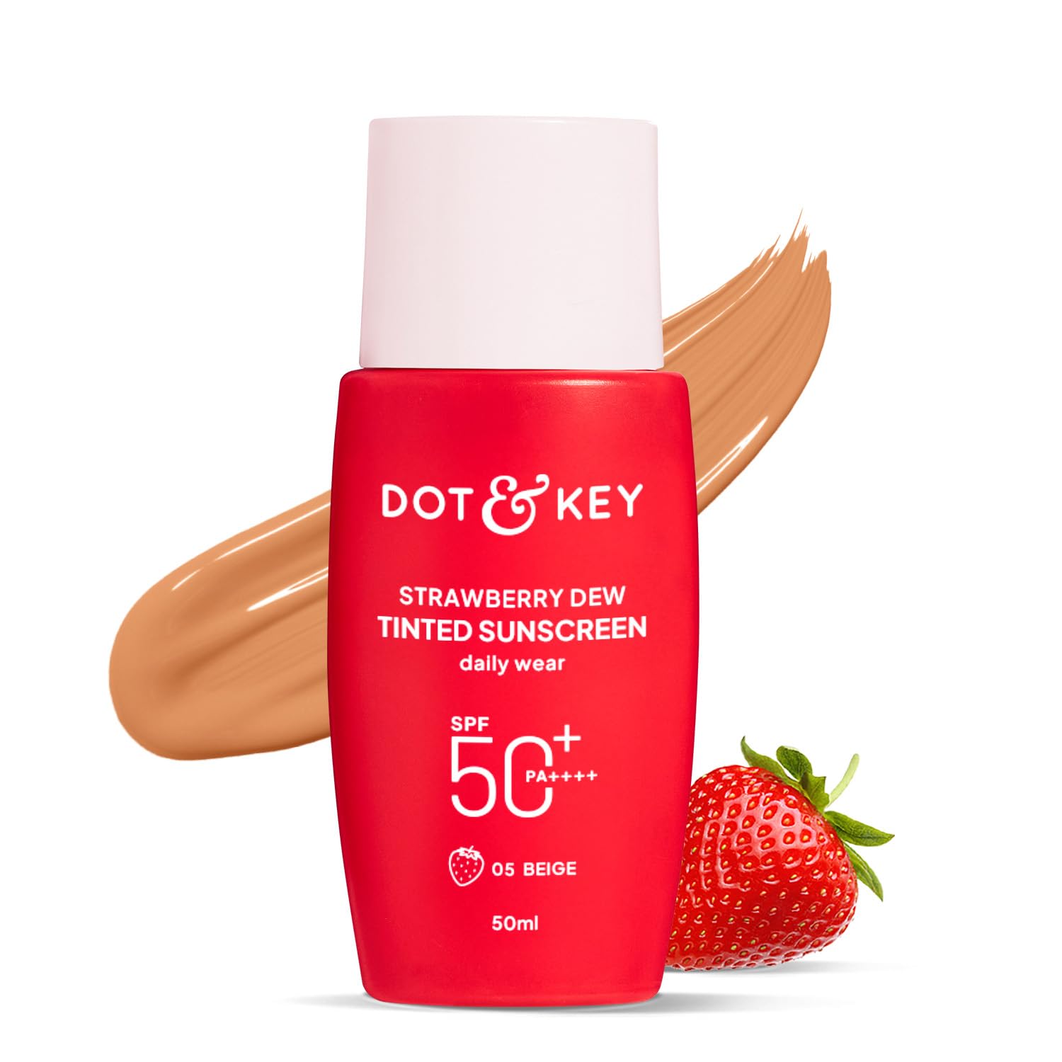 Dot & Key Strawberry Dew Tinted Sunscreen SPF 50+ Pa++++ - 05 Beige | Protection Against UVA & UVB | Broad Spectrum, Water & Sweat resistant | For All Skin Types | 50ml-picture-47