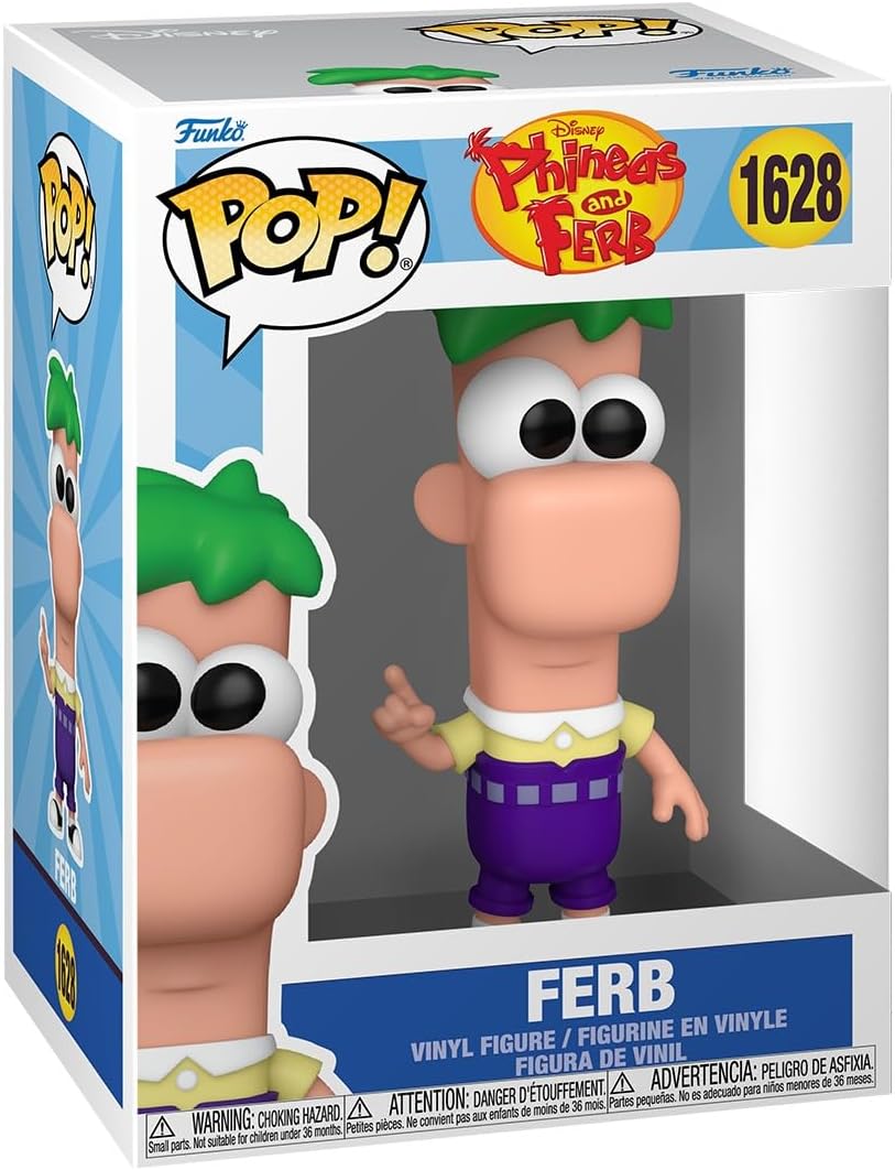 Funko Pop! Disney: Phineas and Ferb - Ferb - Collectable Vinyl Figure - Gift Idea - Official Merchandise - Toys for Kids & Adults - Cartoon Fans - Model Figure for Collectors and Display