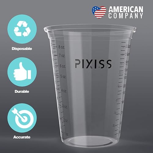 Miniatura 8 de Increíble kit de resina epoxi fundida transparente por Alumilite, vertido profundo con 20 vasos de mezcla de plástico desechables y varillas de