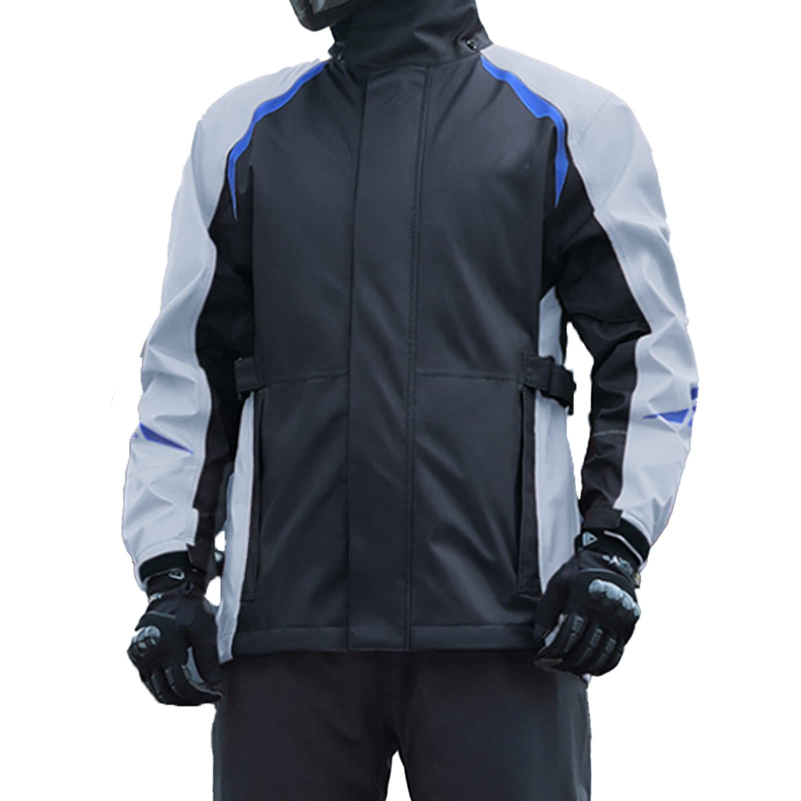 KFGISD, Lightweight Breathable Rain Coat Outdoor Windproof Rain Gear Portable Rainwear,Raincoats(A,XXL)