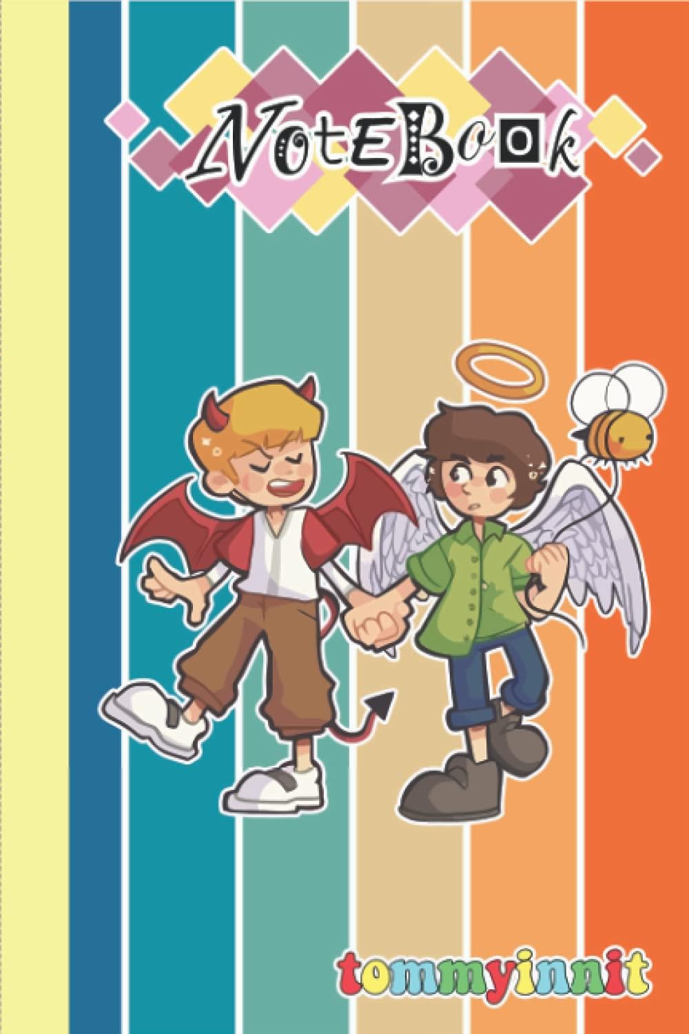 Dave CooperTommyinnit Notebook Merch for Women Men Teen: Dream SMP Tommyinnit Art | Tommy And Tubbo Fanart |Gamer Journal | Diary | Notepad book | Planner Book ... Thick Blank ... 6x9 inches (114 Pages)