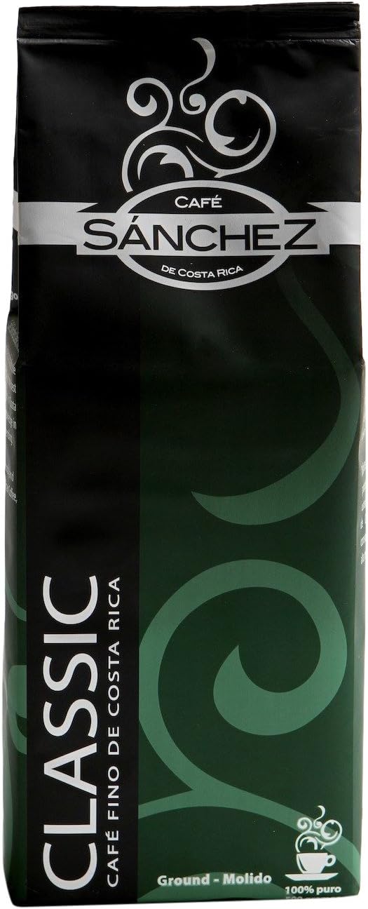 Cafe Sanchez Classic Ground Arabica Coffee - 14 Oz (500 Gr) - from Costa Rica