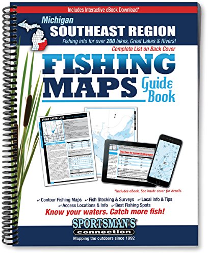 Southeast Michigan Fishing Map Guide #TOP20